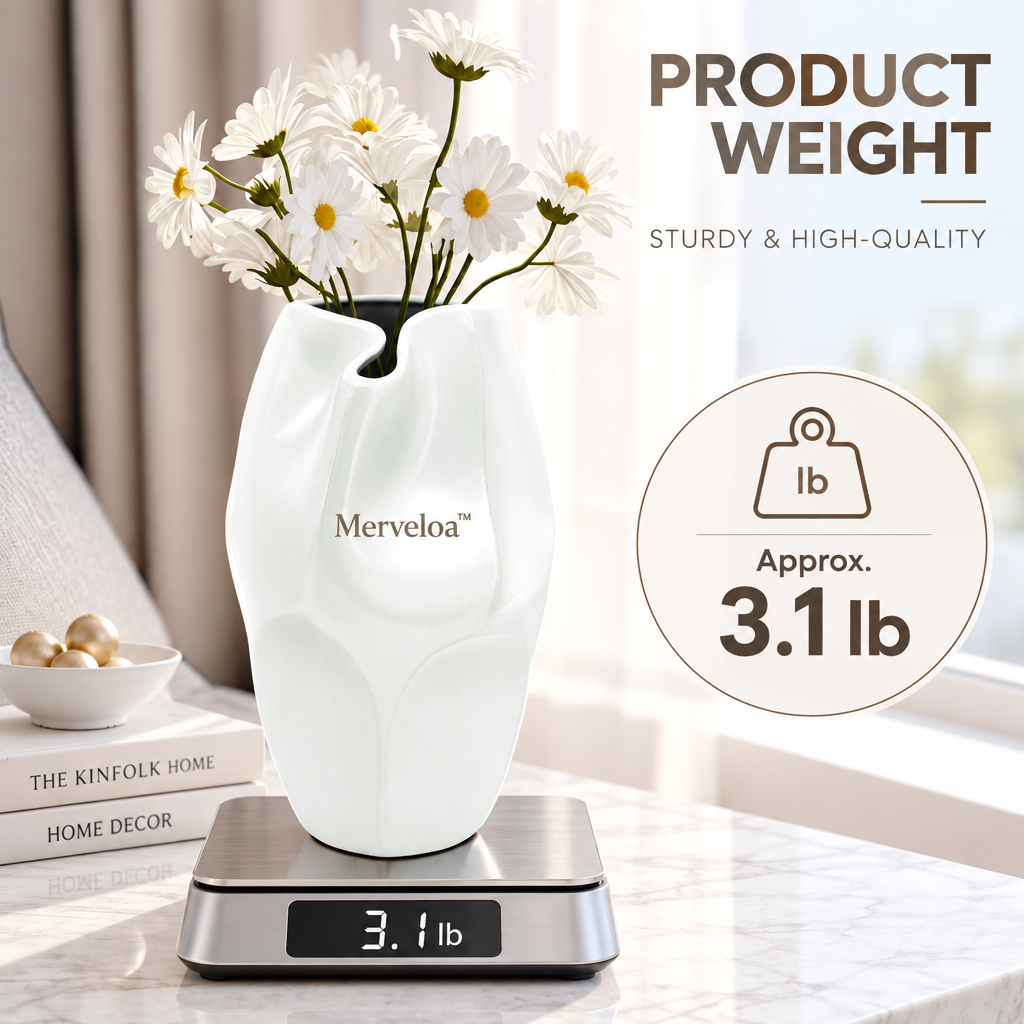 Merveloa™ Organic Flow Sculptural Vase