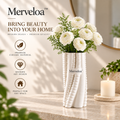 Merveloa™ Textured Ceramic Vase – Sculptural Modern Home Decor